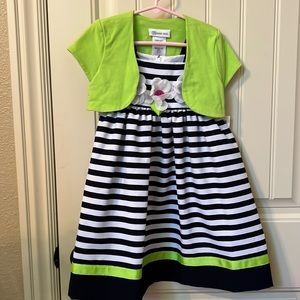 Bonnie Jean striped dress